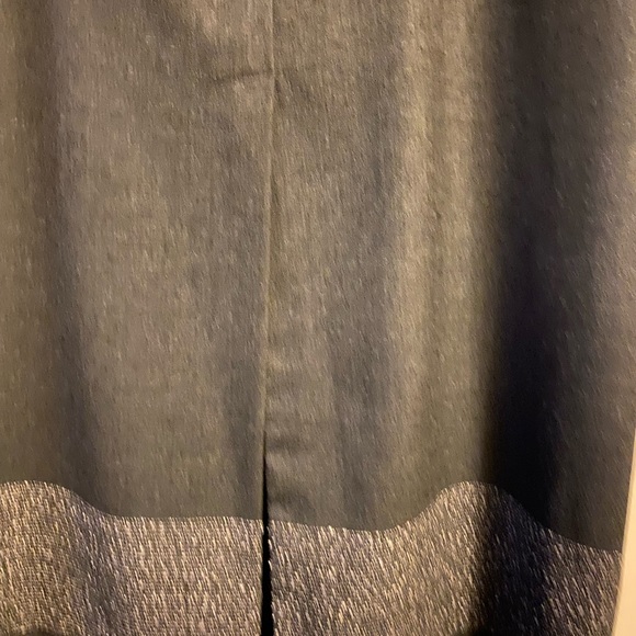 Gray wool maxi-length pencil skirt - Picture 3 of 5